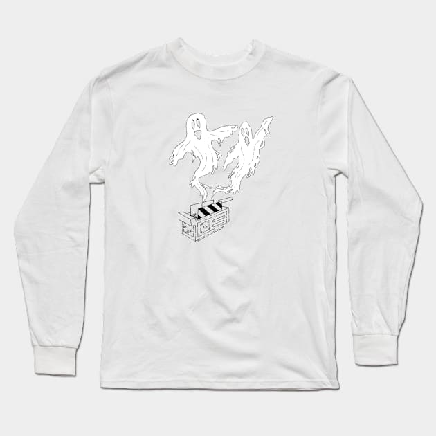 Ghosts trapped Long Sleeve T-Shirt by PrintablesPassions